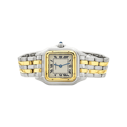 Montre CARTIER "Panthère" en or jaune et acier - Castafiore
