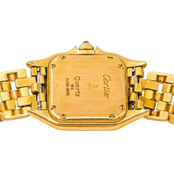 Montre CARTIER "Panthère" en or jaune et quartz - Castafiore
