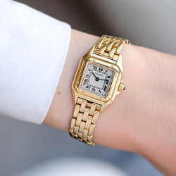 Montre CARTIER "Panthère" PM en or jaune - Castafiore