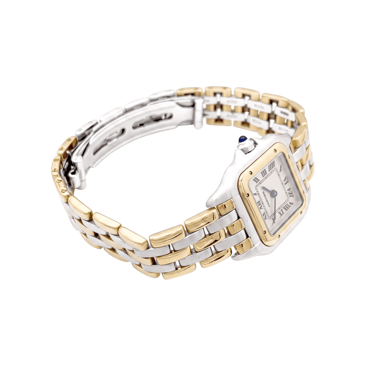 Montre CARTIER "Panthère" PM en or jaune et acier - Castafiore