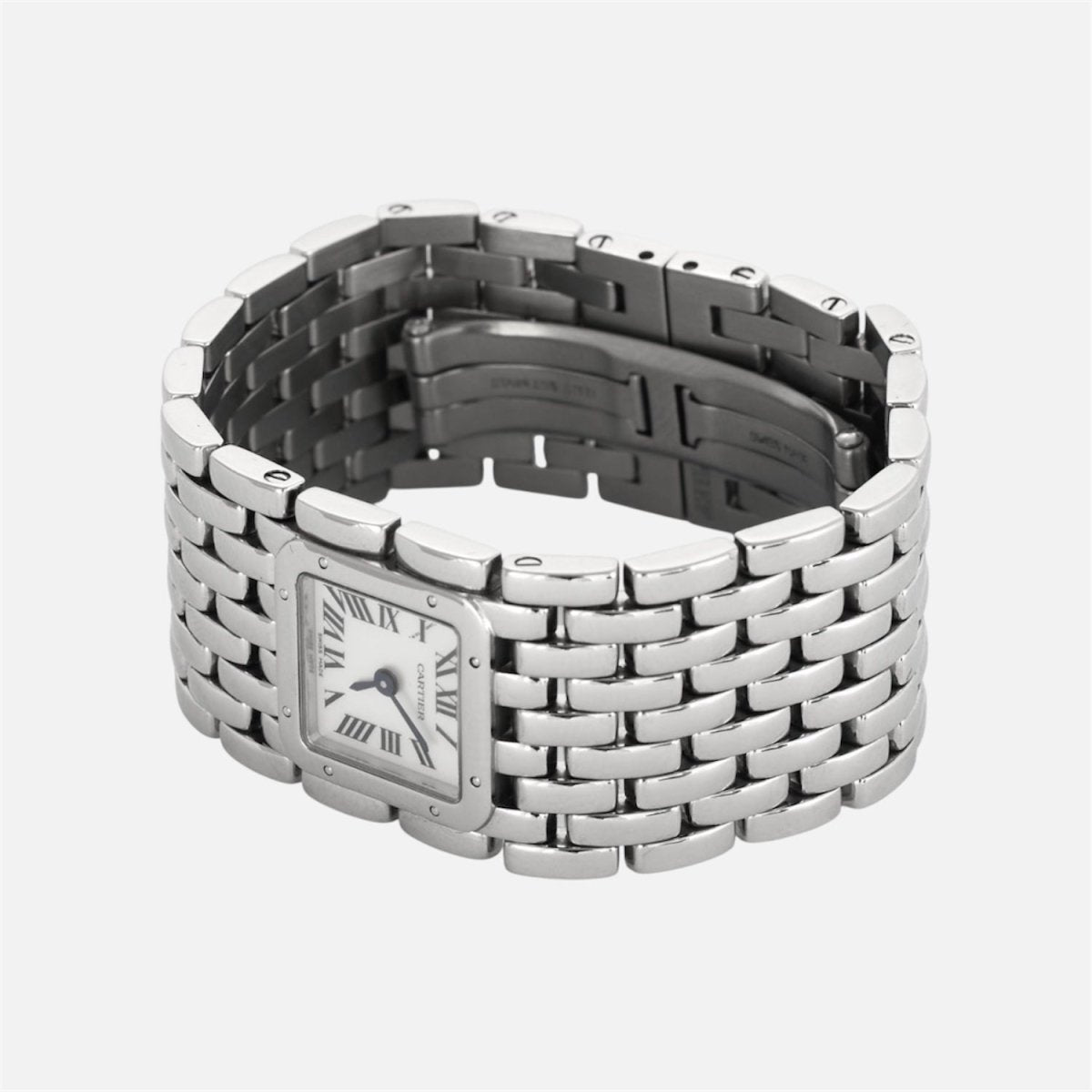 Montre CARTIER "Panthère ruban" en acier - Castafiore
