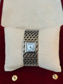 Montre CARTIER "Panthère ruban" en acier - Castafiore