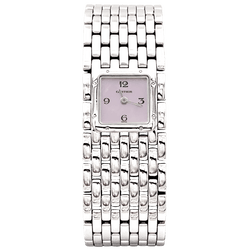 Montre CARTIER "Panthère Ruban" en acier et nacre - Castafiore