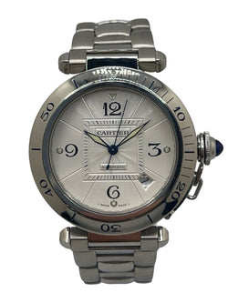 Montre CARTIER "Pascha" en acier - Castafiore