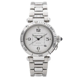 Montre CARTIER "Pasha" en acier - Castafiore