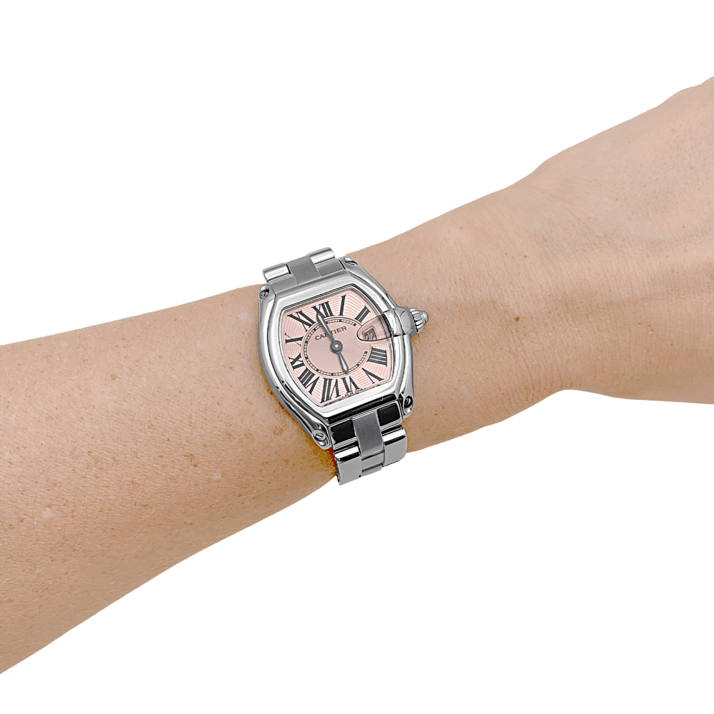 Montre CARTIER "Roadster" en acier - Castafiore