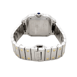 Montre CARTIER "Santos" en acier et or jaune - Castafiore