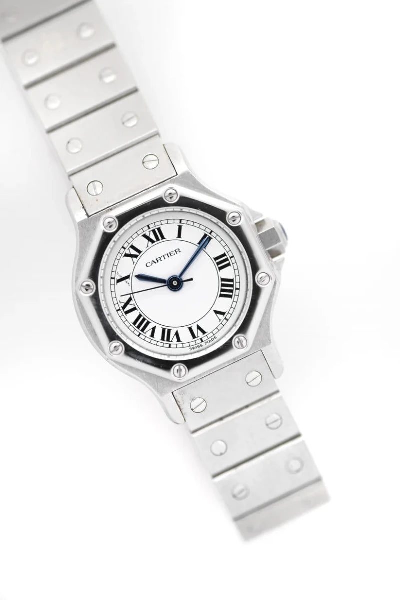 Montre CARTIER "Santos Octogonale" en acier - Castafiore