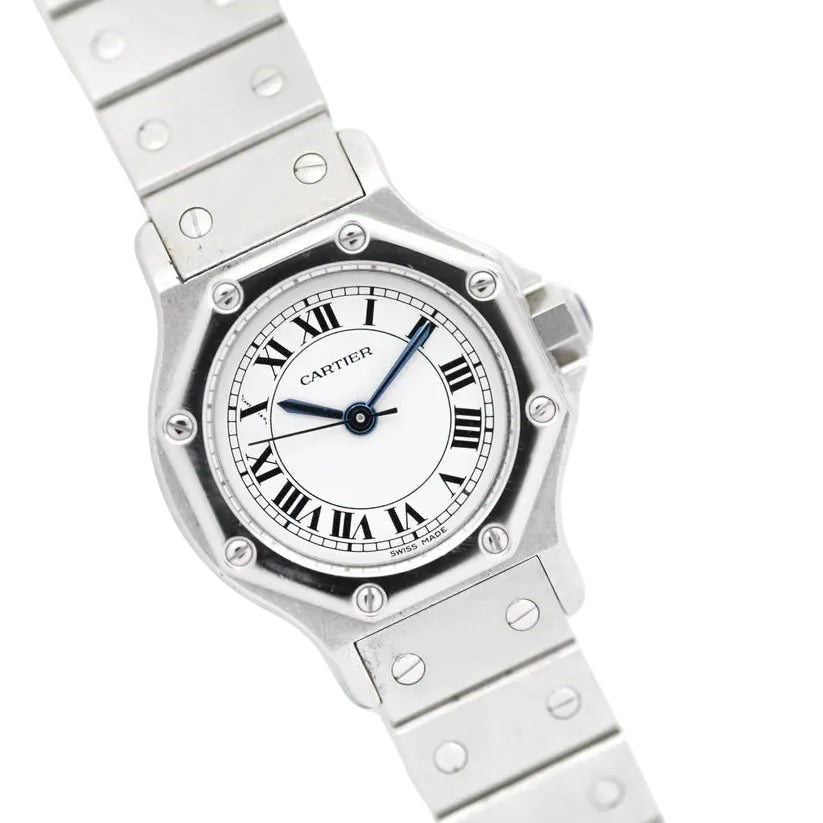 Montre CARTIER "Santos Octogonale" en acier - Castafiore