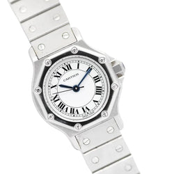 Montre CARTIER "Santos Octogonale" en acier - Castafiore
