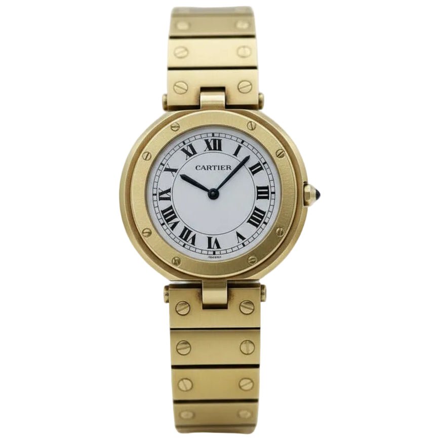 Montre CARTIER "Santos Vendôme" en or jaune - Castafiore