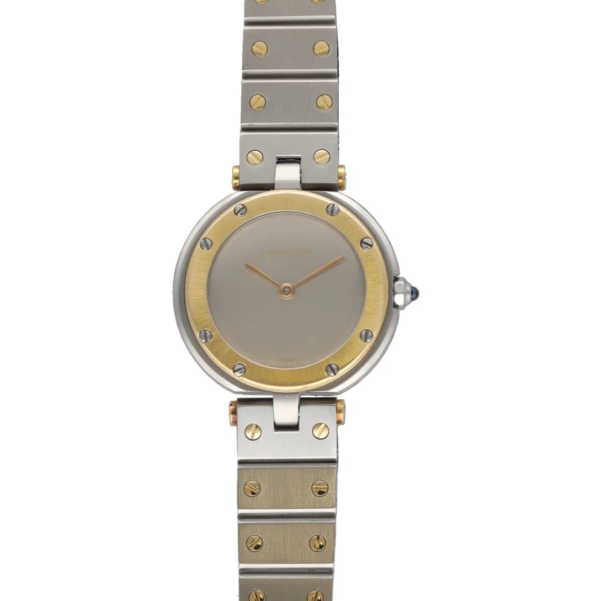 Montre CARTIER "Santos Vendôme" en or jaune et acier - Castafiore