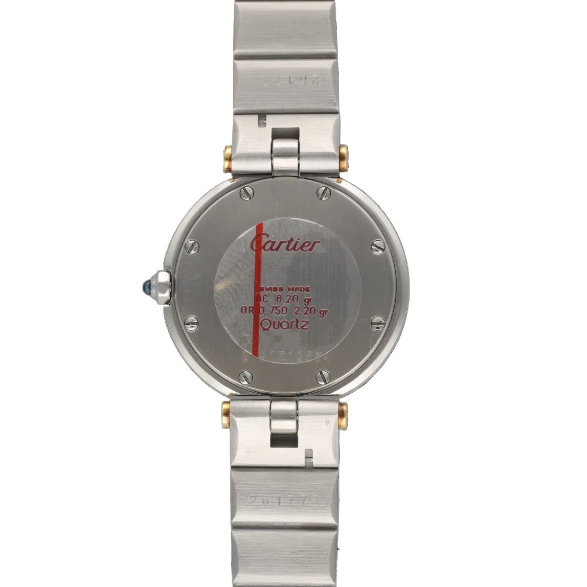 Montre CARTIER "Santos Vendôme" en or jaune et acier - Castafiore