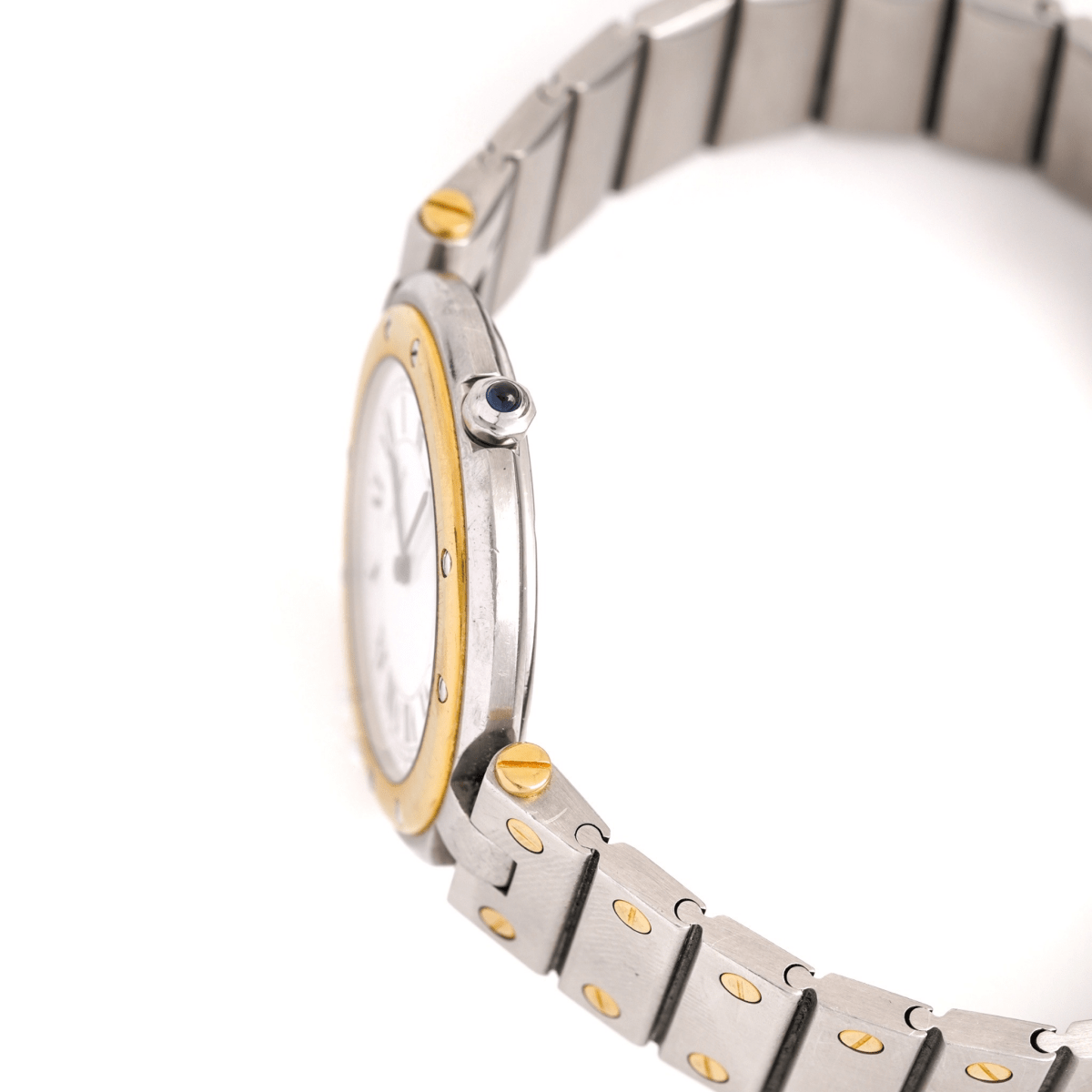 Montre CARTIER "Santos Vendôme" GM en or jaune et acier - Castafiore