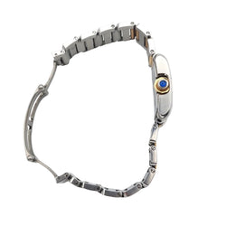 Montre CARTIER "Tank Anglaise" PM en or jaune et acier - Castafiore