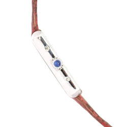 Montre CARTIER "Tank" en argent et cuir - Castafiore