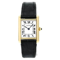 Montre CARTIER "Tank Louis Médium" en or jaune - Castafiore