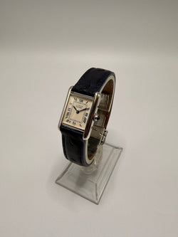 Montre CARTIER "Tank Must de Tank" en argent et cuir - Castafiore