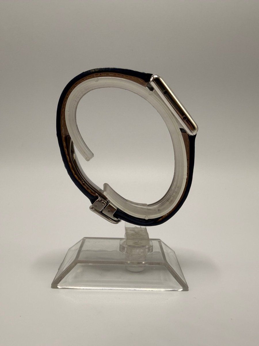 Montre CARTIER "Tank Must de Tank" en argent et cuir - Castafiore