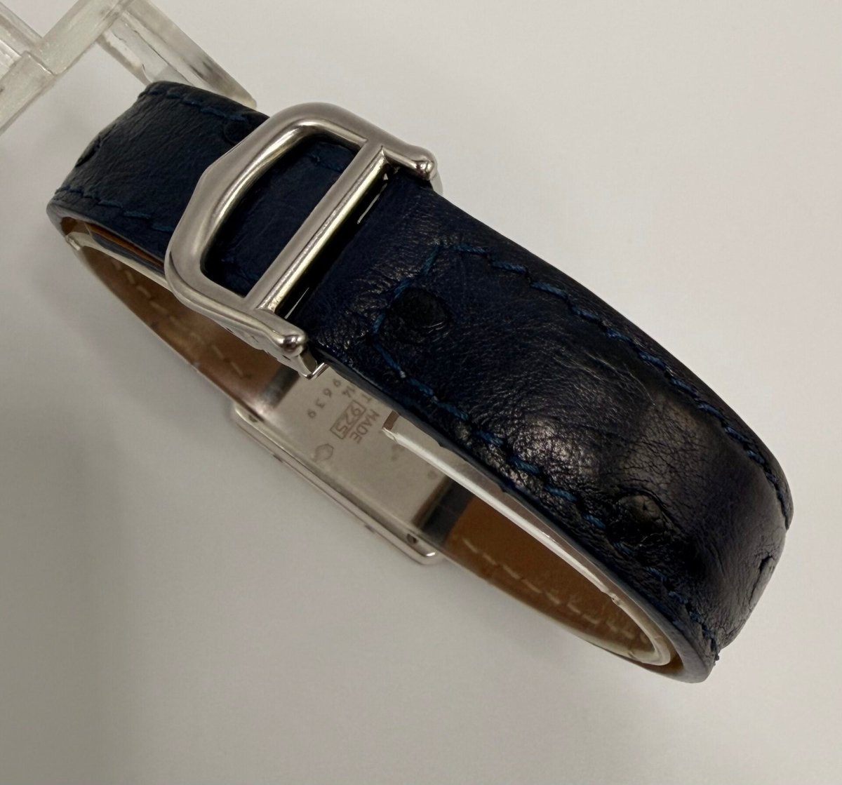 Montre CARTIER "Tank Must de Tank" en argent et cuir - Castafiore