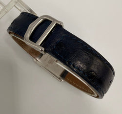 Montre CARTIER "Tank Must de Tank" en argent et cuir - Castafiore