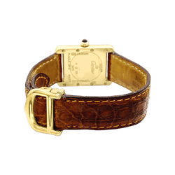 Montre CARTIER "Tank Must" en argent, acier et cuir - Castafiore