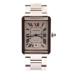 Montre CARTIER "Tank Solo XL" en acier - Castafiore