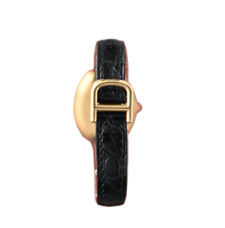 Montre CARTIER "Tortue" en or jaune et diamants - Castafiore