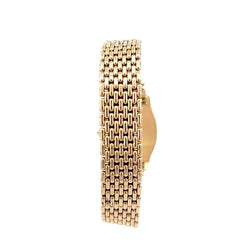 Montre CARTIER "Tortue" en or jaune et diamants - Castafiore