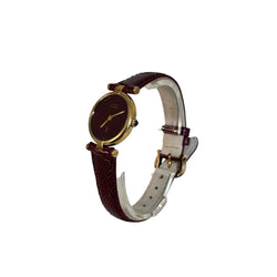 Montre CARTIER "Vendôme" en vermeil et cuir - Castafiore