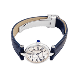 Montre CARTIER "Vendôme Must" en argent, acier et cuir - Castafiore