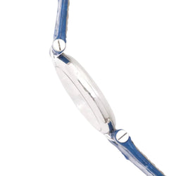 Montre CARTIER "Vendôme Must" en argent, acier et cuir - Castafiore