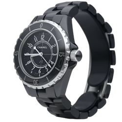 Montre CHANEL "J12" en céramique et quartz - Castafiore