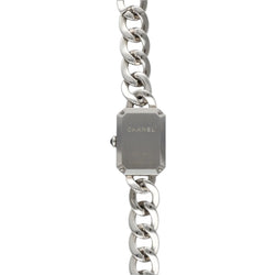 Montre Chanel Première chaine gourmette en acier et diamants. Ref H7021 de 2020. Prix neuf : 7900€. Full set - Castafiore