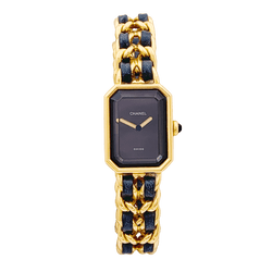 Montre CHANEL "Première" en acier et cuir - Castafiore
