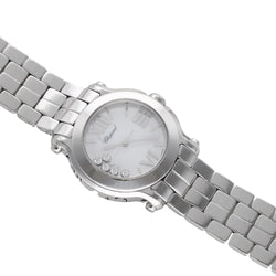 Montre CHOPARD "Happy Sport" en acier et diamant - Castafiore