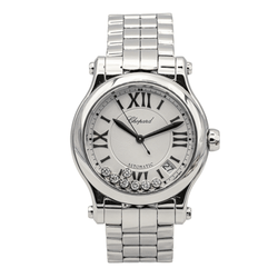 Montre CHOPARD "Happy Sport" en acier, saphir et diamant - Castafiore