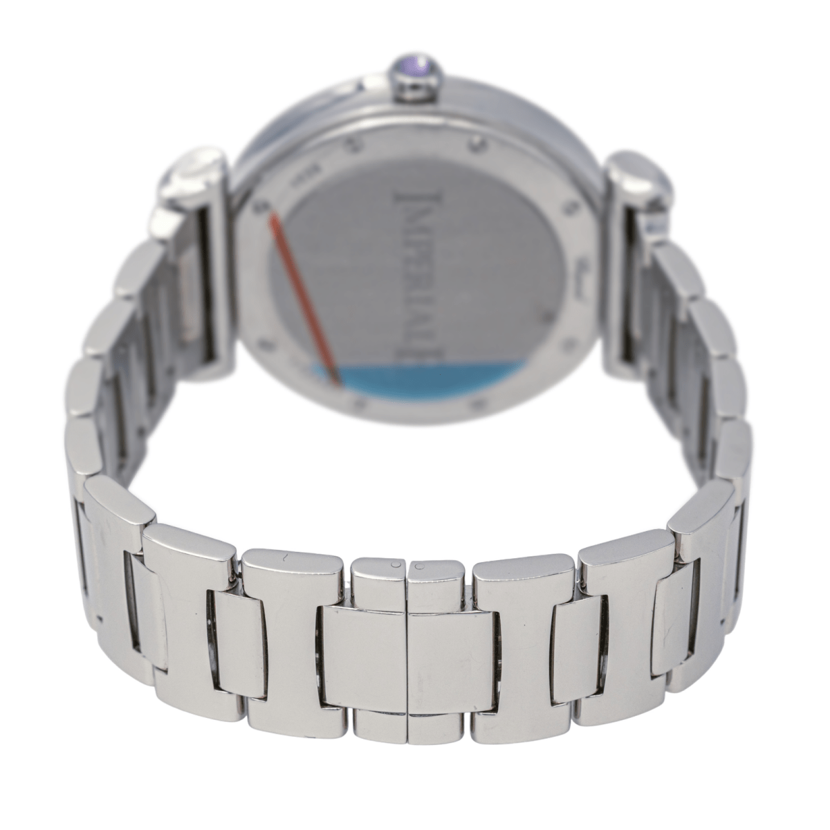 Montre CHOPARD "Impériale" en acier, nacre, améthyste, saphir et diamants - Castafiore