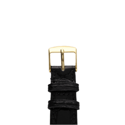 Montre CHOPARD "Yin et Yang" en or jaune, or blanc, cuir et diamants - Castafiore