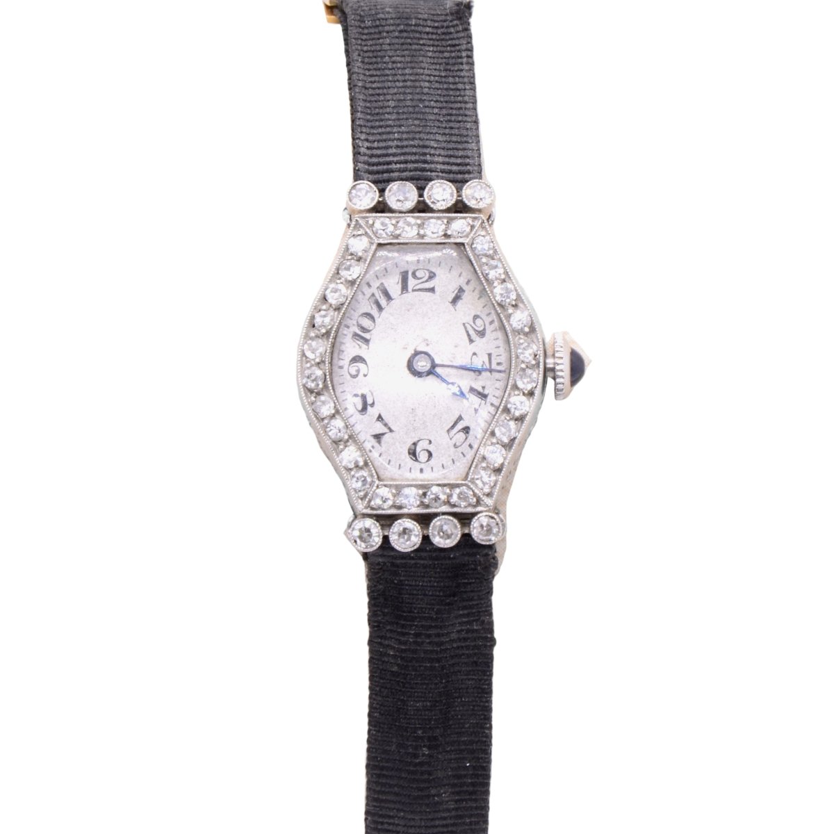 Montre DAISY en or jaune, platine, saphir et diamants - Castafiore