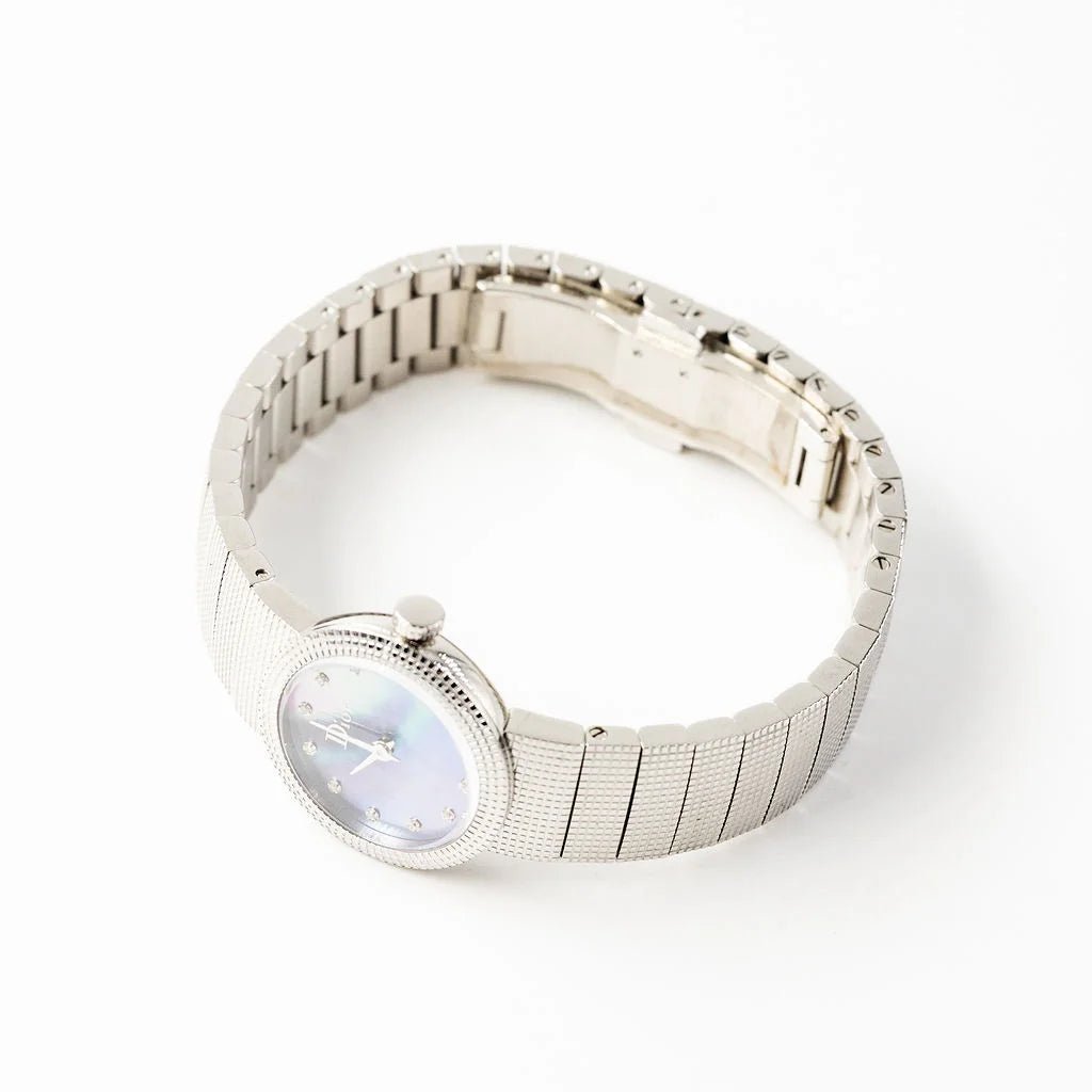 Montre de dame DIOR "La Baby D" en acier, nacre et diamants - Castafiore
