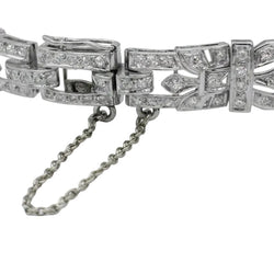 Montre de femme en or blanc, platine et diamants - Castafiore