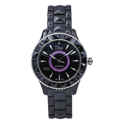 Montre DIOR "VIII" en céramique, saphir et améthyste - Castafiore