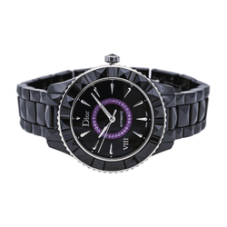 Montre DIOR "VIII" en céramique, saphir et améthyste - Castafiore