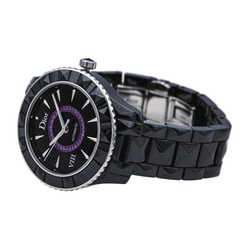 Montre DIOR "VIII" en céramique, saphir et améthyste - Castafiore