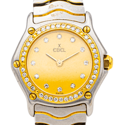 Montre EBEL en acier et diamants - Castafiore