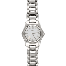 Montre EBEL "Sport Classique" en acier, saphir et quartz - Castafiore