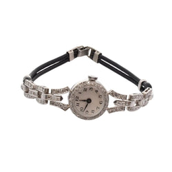 Montre en platine et diamants - Castafiore