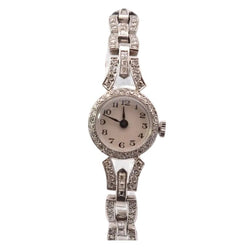 Montre en platine et diamants - Castafiore