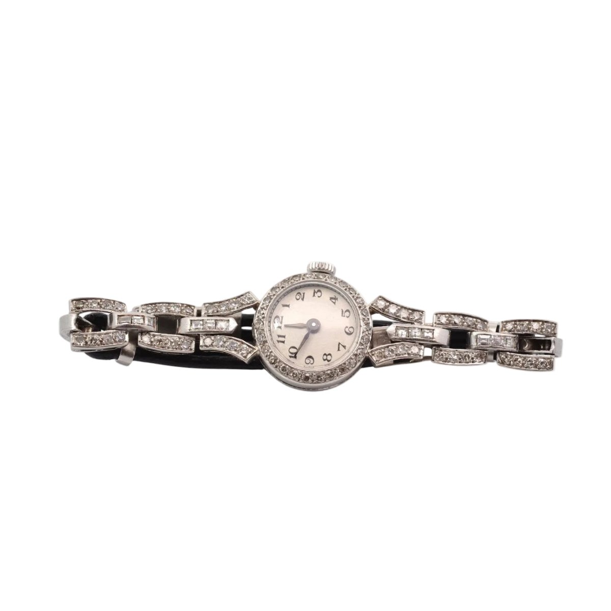 Montre en platine et diamants - Castafiore
